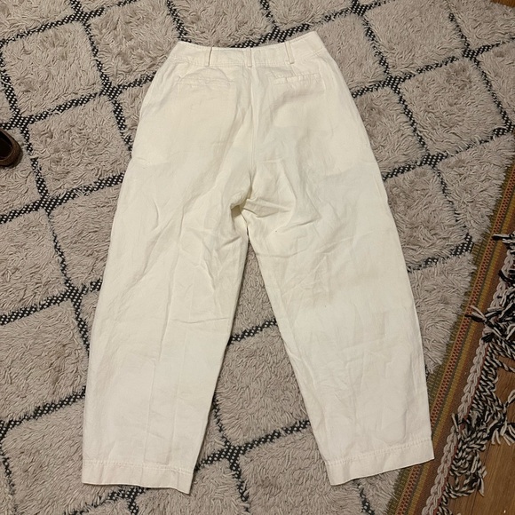 Apiece Apart Bari Crop Trouser 6 Cream - Picture 3 of 4
